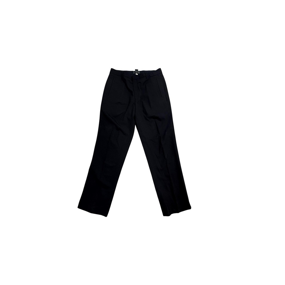 Banana Republic Pants Mens 35x32 Black Wool Stretch Dress Office Flat Front
